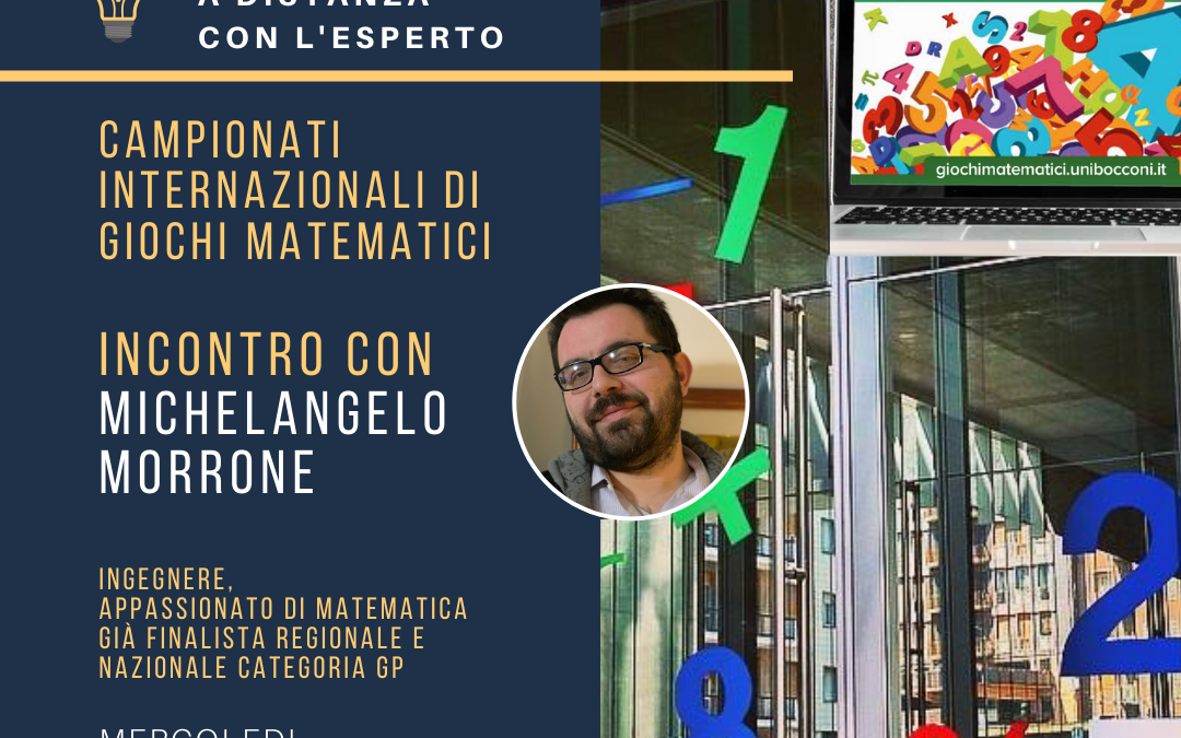 Incontro con l’esperto 13 maggio 2020 – Allenamento a distanza per i Campionati Internazionali di Giochi Matematici